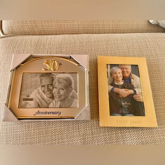 Set of 2 50th Anniversary Frames. New. - Picture 1 of 5